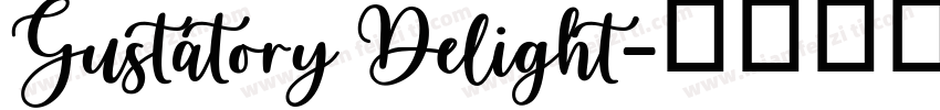 Gustatory Delight字体转换